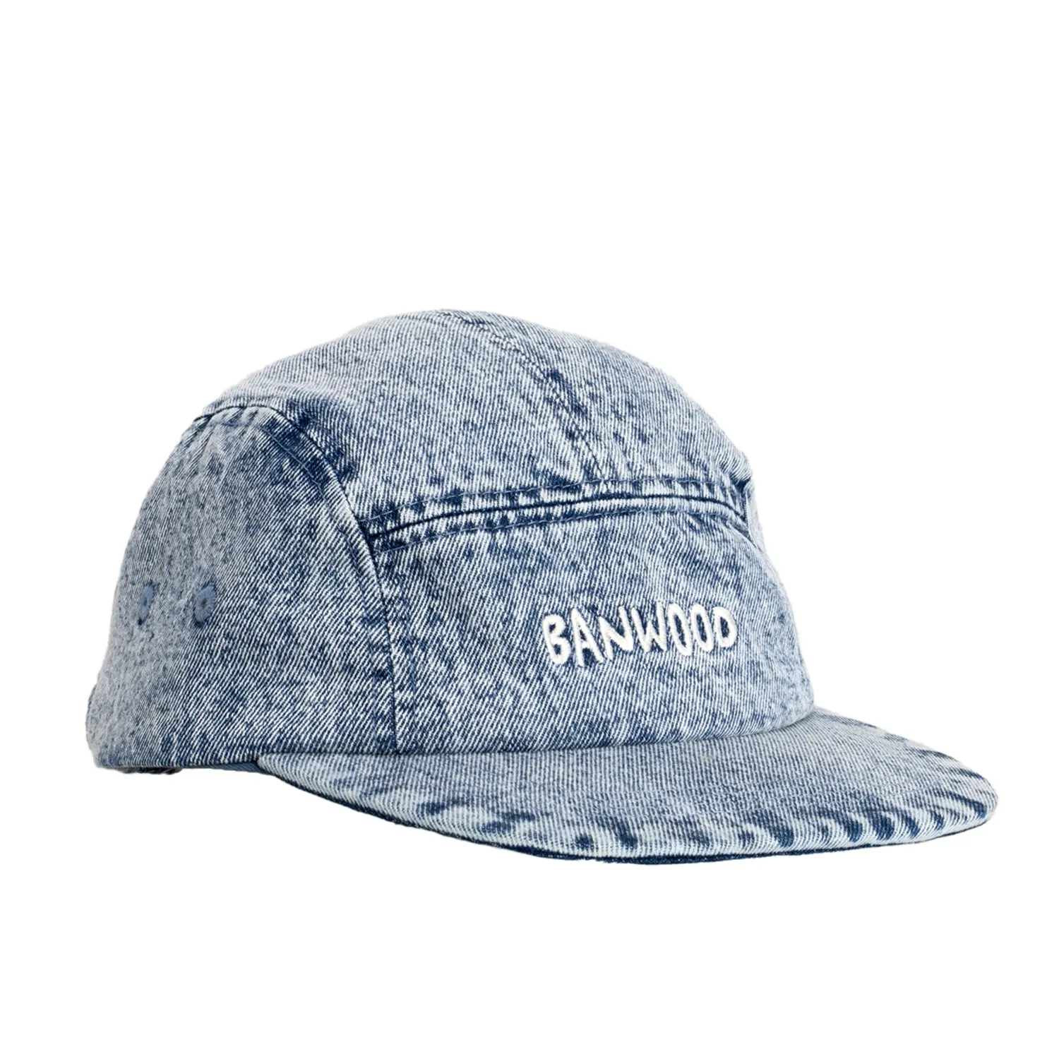 Banwood Washed 5-Panel παιδικό καπέλο denim