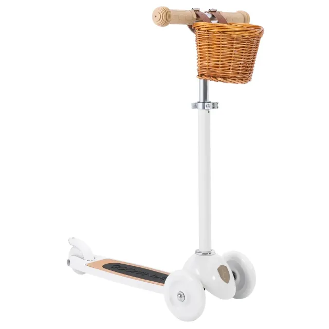 Banwood Vintage Scooter πατίνι λευκό δίτροχο 50kg