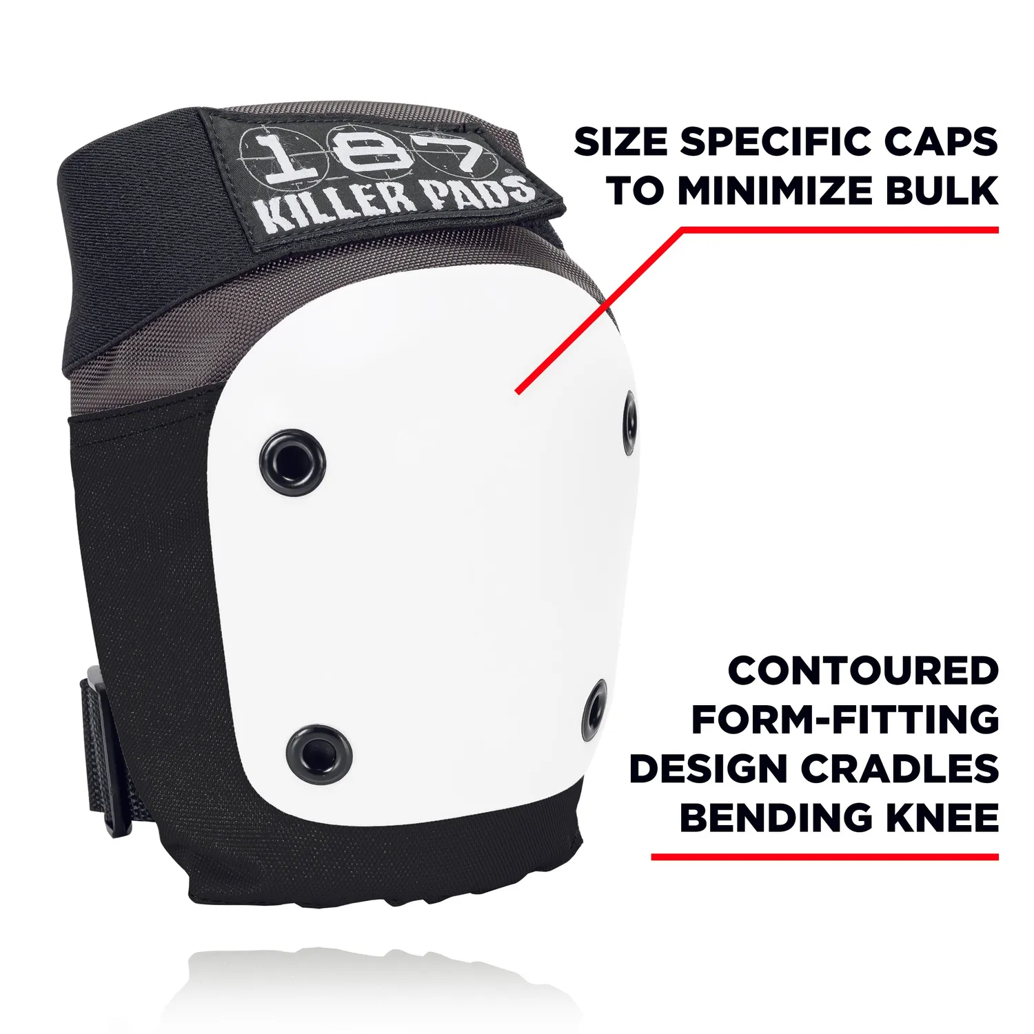 187 Killer Pads Fly επιγονατίδες μαύρες slim