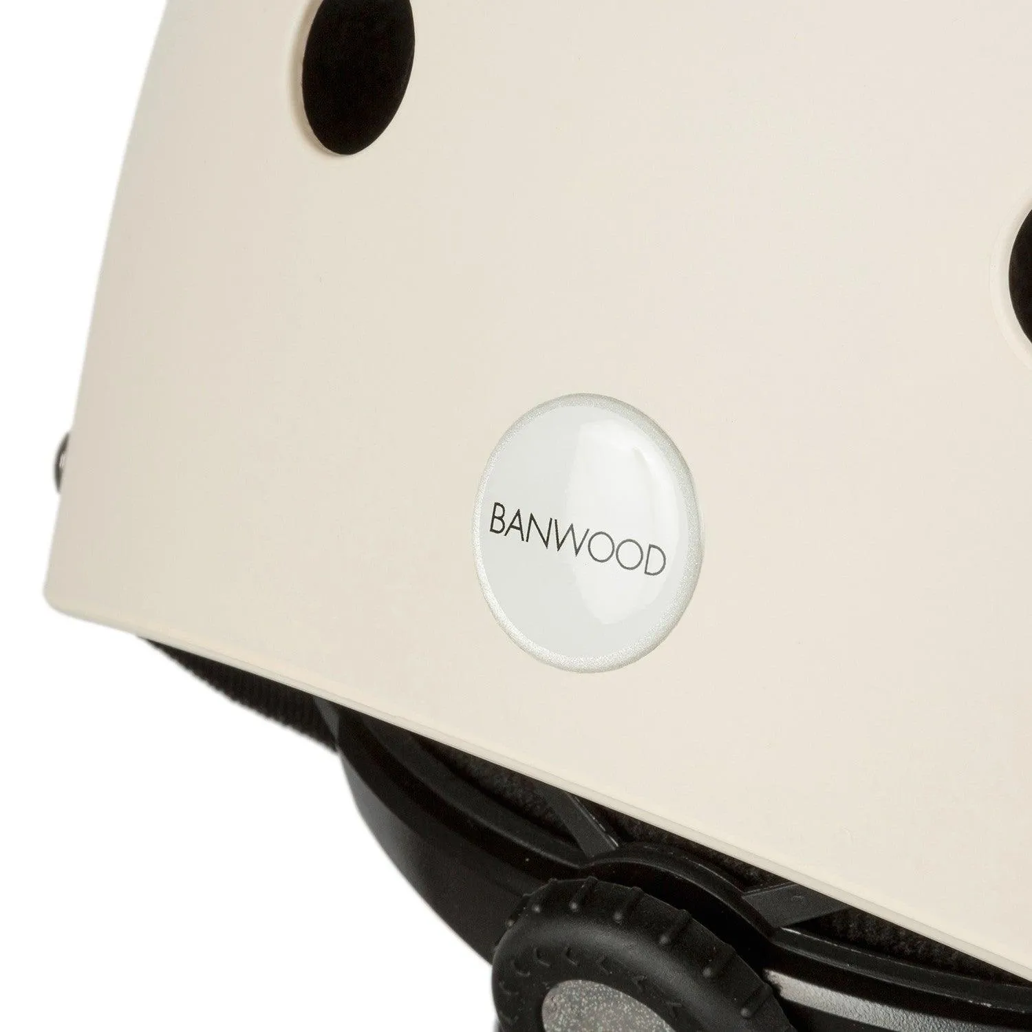 Banwood Helmet Cream ματ παιδικό κράνος κρεμ 50-54 ελαφρύ