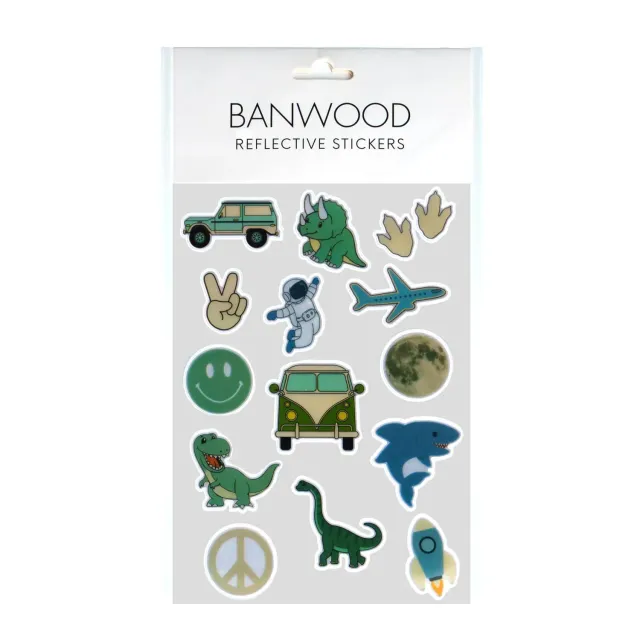 Banwood Adventure αντανακλαστικά αυτοκόλλητα 24 τεμ δεινόσαυροι