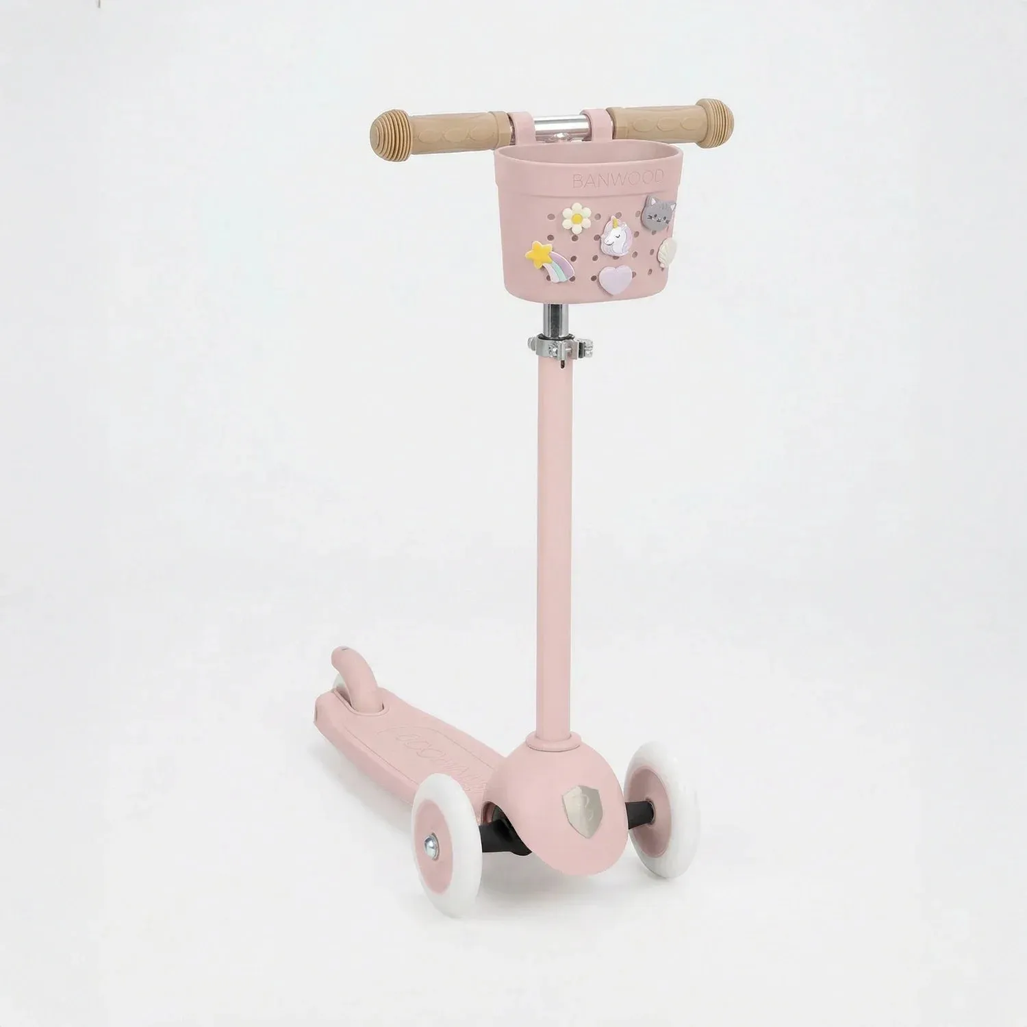 Banwood Pin & Ride καλάθι faded pink