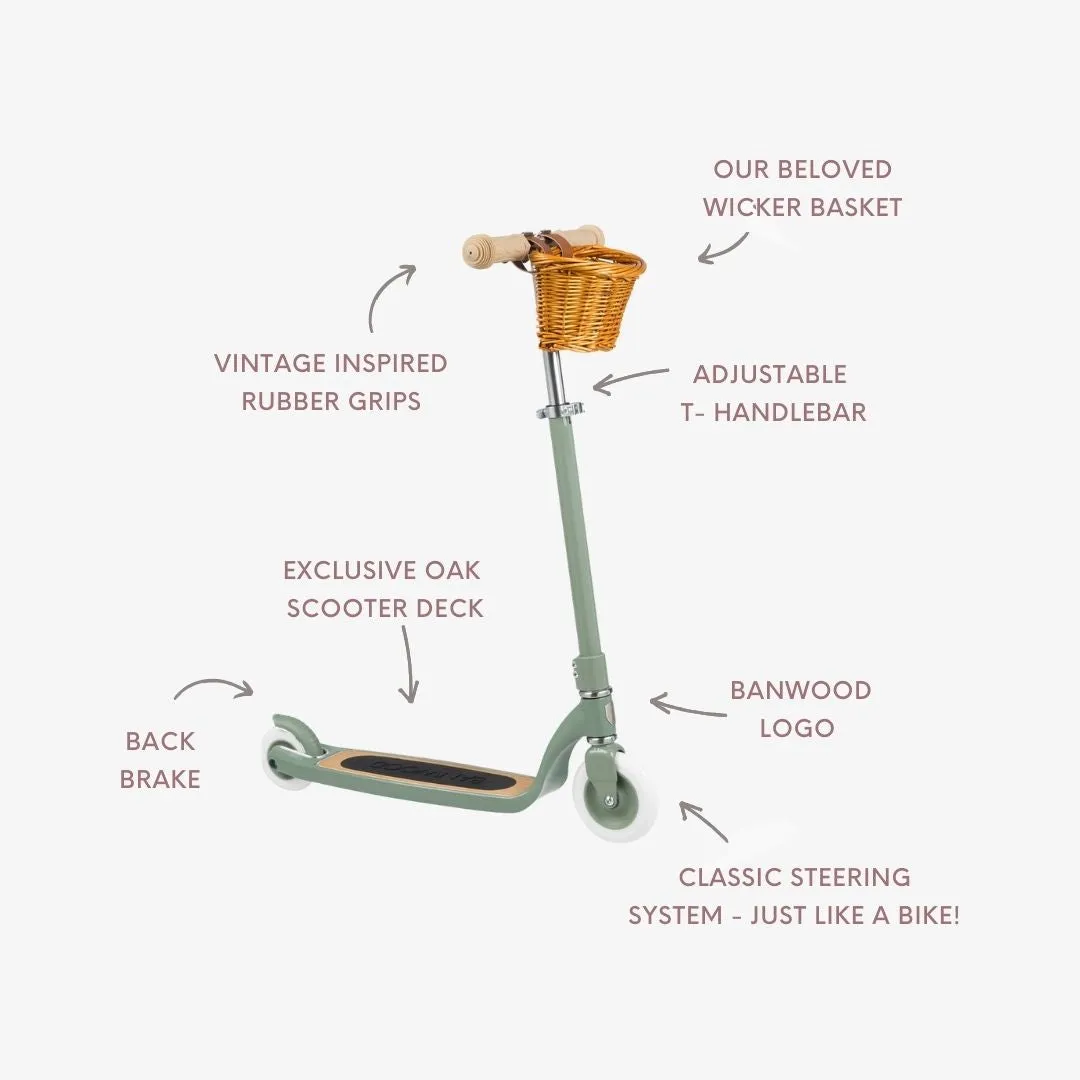 Banwood Maxi Scooter Vintage πατίνι Forest