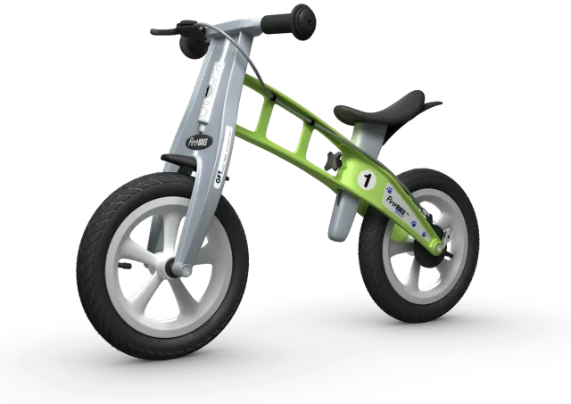 FirstBike Street ισορροποδήλατο πράσινο με φρένο