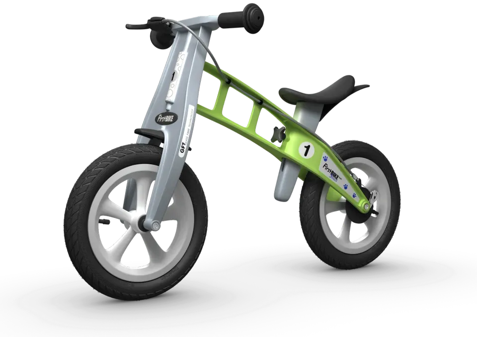 FirstBike Street ισορροποδήλατο πράσινο με φρένο