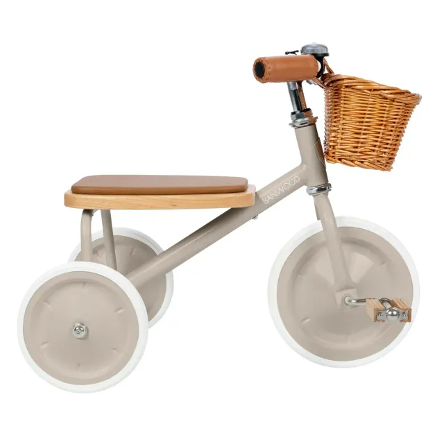 Banwood Vintage Trike παιδικό τρίκυκλο Beige με καλάθι