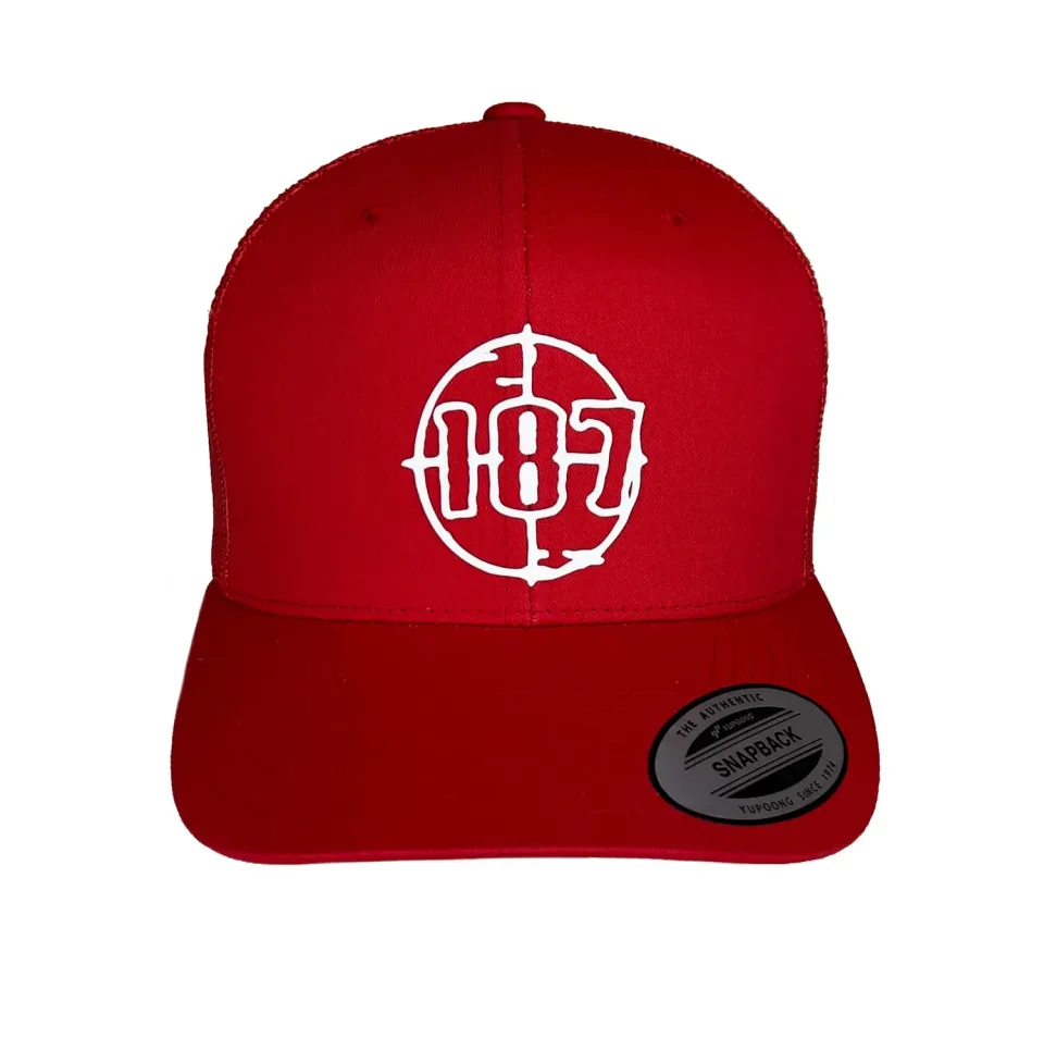 187 Killer Pads Scope Logo Curved καπέλο κόκκινο trucker