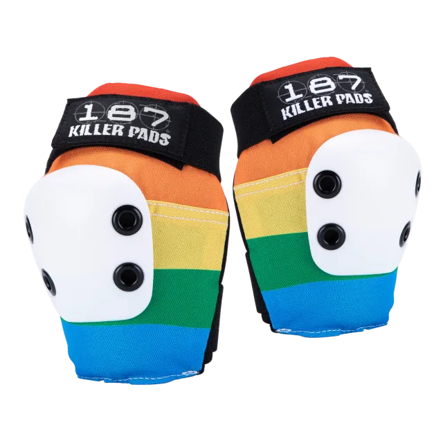 187 Killer Pads Slim προστατευτικά αγκώνα Rainbow