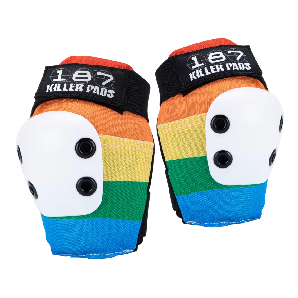 187 Killer Pads Slim προστατευτικά αγκώνα Rainbow