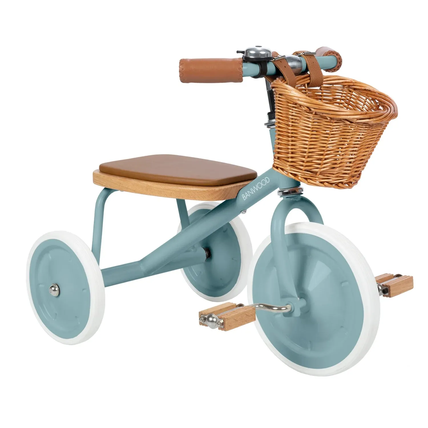 Banwood Vintage Trike τρίκυκλο πετρόλ με καλάθι