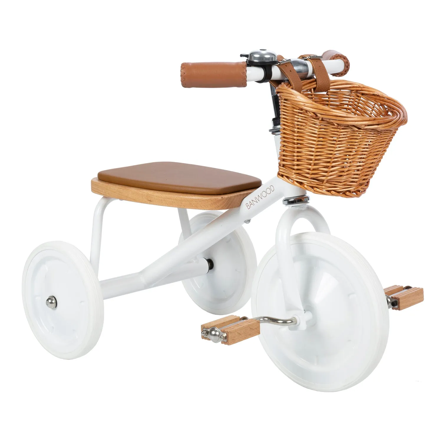 Banwood Vintage τρίκυκλο White με καλάθι
