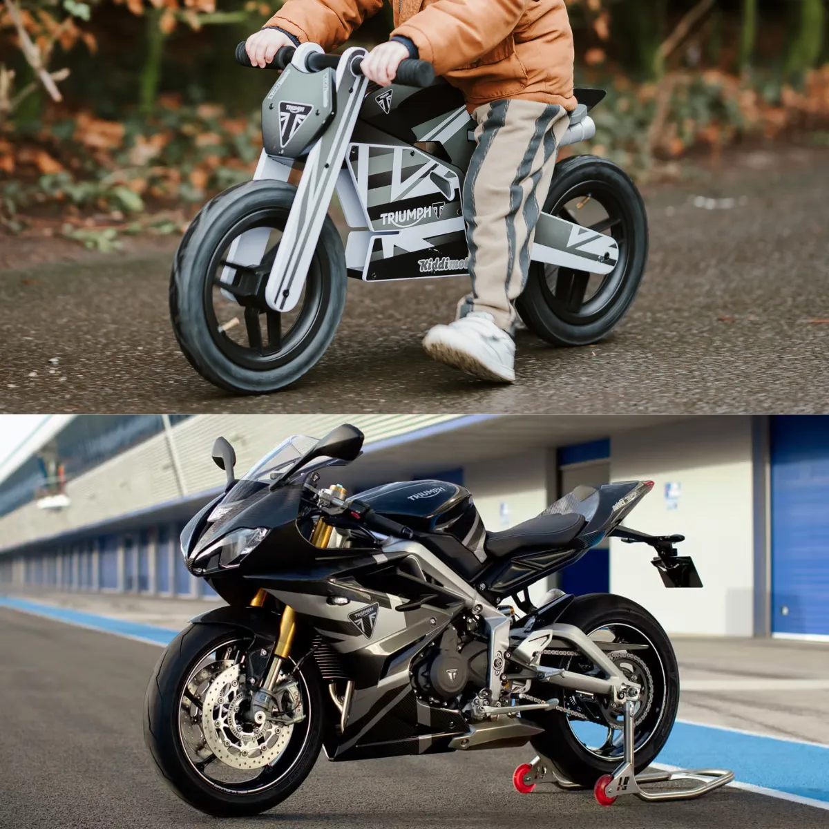Kiddimoto Triumph Daytona 765 ισορροποδήλατο ελαφρύ