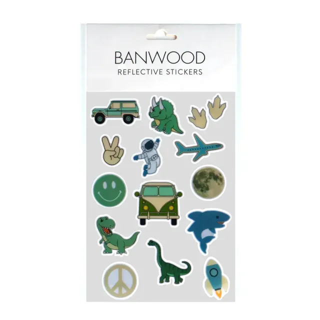 Banwood ανακλαστικά αυτοκόλλητα Adventure δεινόσαυροι