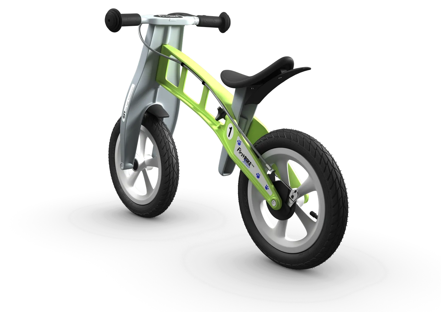 FirstBike Street ισορροποδήλατο πράσινο με φρένο