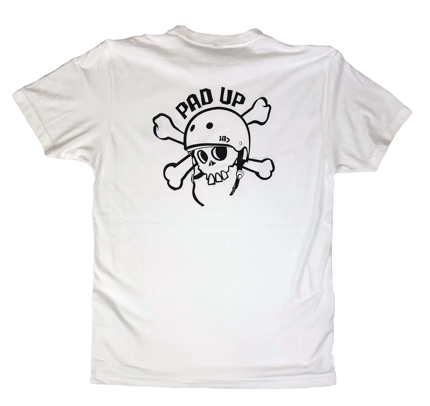 187 Killer Pads Pad Up Tee T-shirt λευκό βαμβακερό