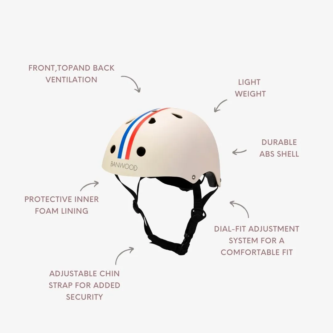 Banwood Helmet Stripes κράνος ριγέ 50-54 εκ.