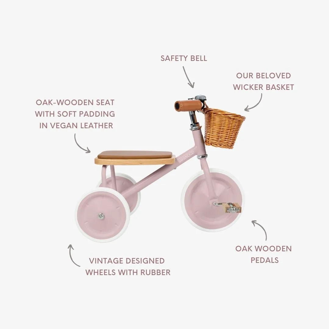 Banwood Vintage Trike τρίκυκλο Dusty Pink 2-5 ετών