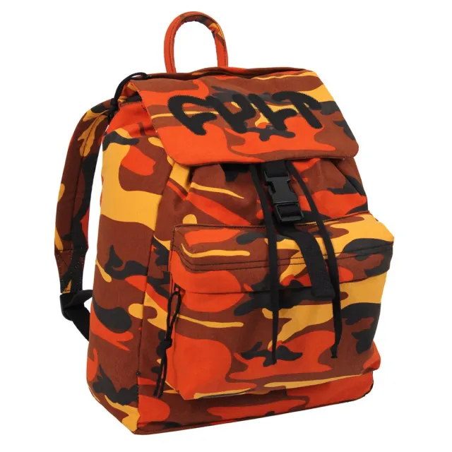 Cult Crew Stash Bag τσάντα orange camo αδιάβροχη