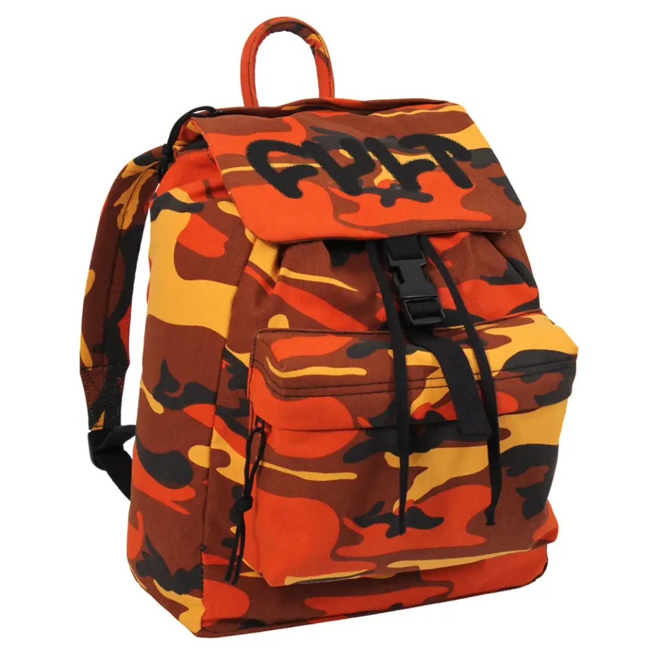 Cult Crew Stash Bag τσάντα orange camo αδιάβροχη