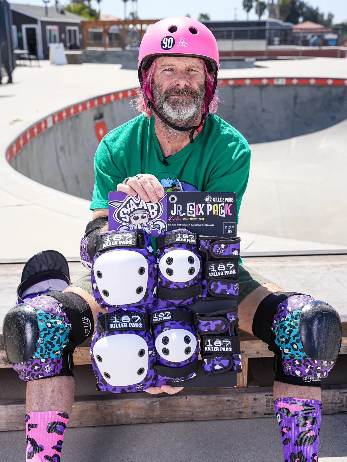 187 Killer Pads Kids Six Pack προστατευτικά Staab Purple JR