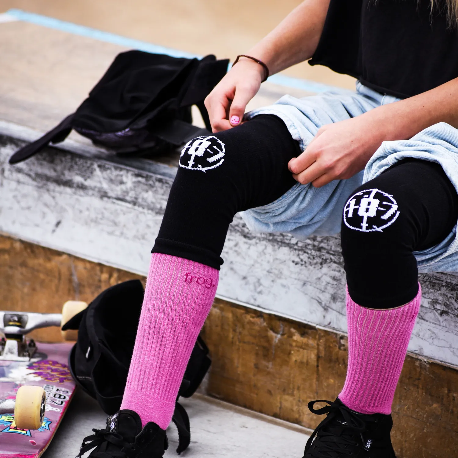 187 Killer Pads Knee Undersleeves κάλτσες Black 3 ζεύγη