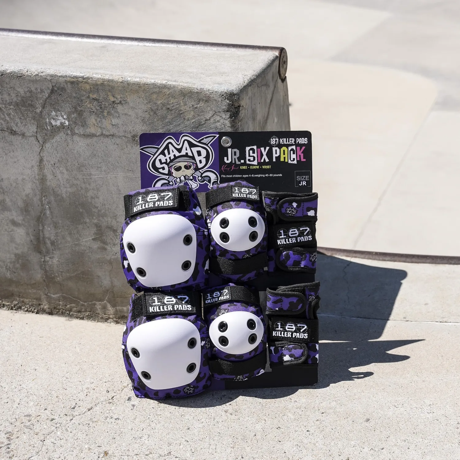 187 Killer Pads Kids Six Pack προστατευτικά Staab Purple JR