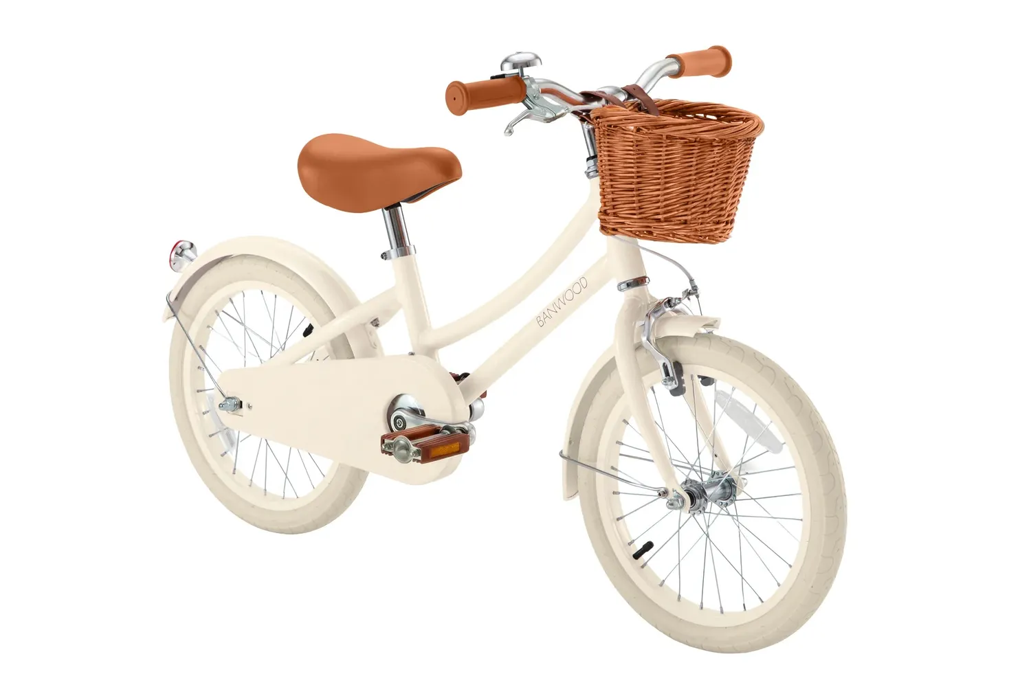 Banwood Classic Vintage 16" παιδικό ποδήλατο κρεμ με βοηθητικές