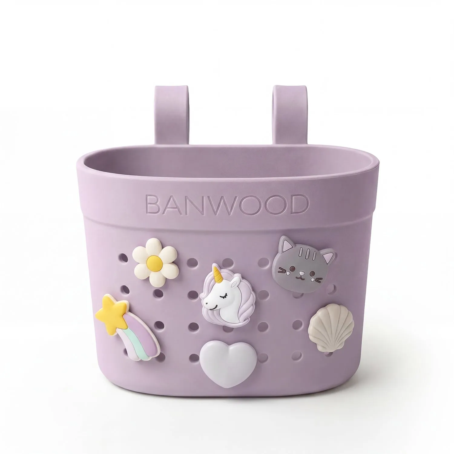 Banwood Pin & Ride καλάθι λιλά 12 θέσεων