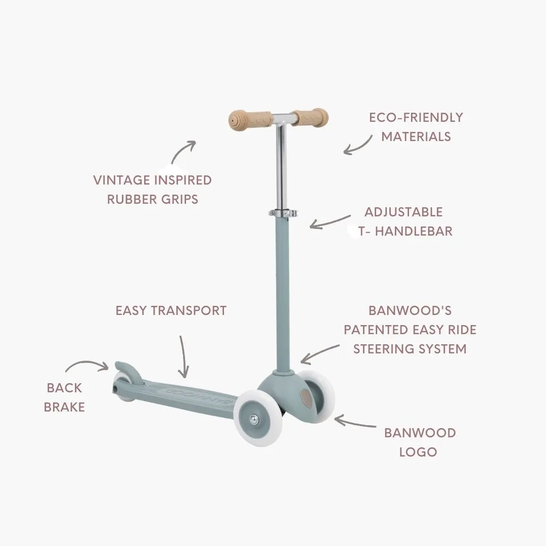 Banwood Eco πατίνι Teal 3 τροχών έως 50kg