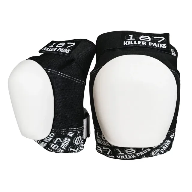 187 Killer Pads Pro επιγονατίδες Black/White ζευγάρι