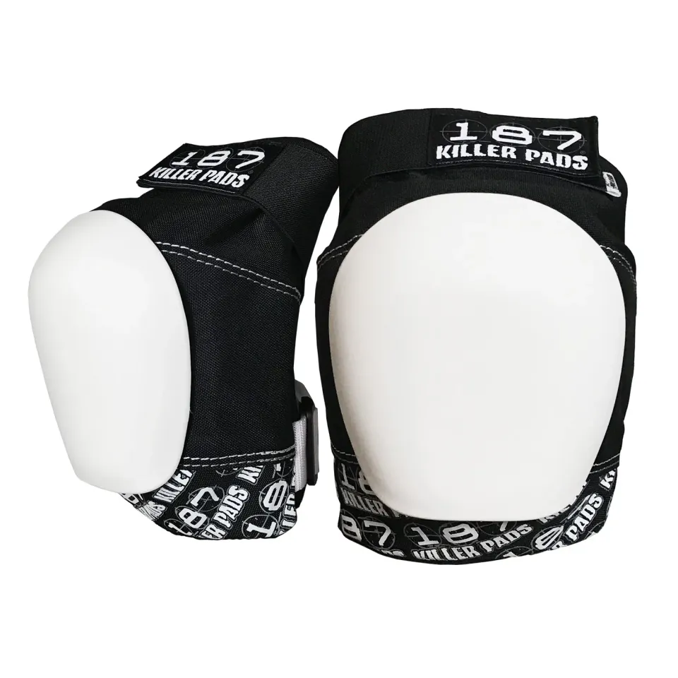 187 Killer Pads Pro επιγονατίδες Black/White ζευγάρι