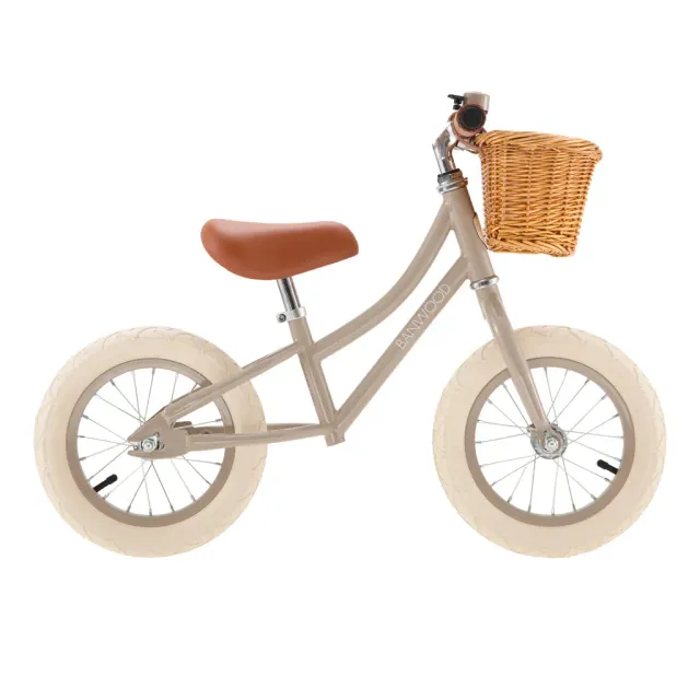 Banwood First Go ισορροποδήλατο Beige 12" αλουμινίου 4,1 kg
