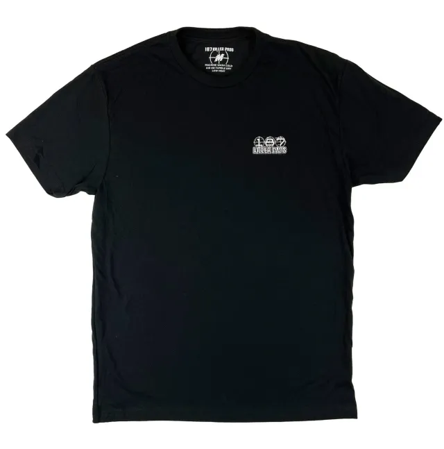 187 Killer Pads Embroidered Block T-shirt μαύρο βαμβακερό