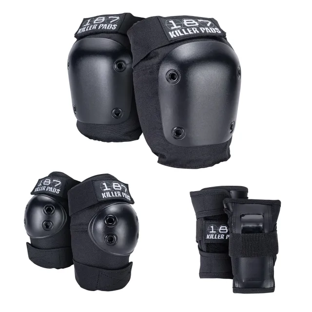 187 Killer Pads Pre-K Six Pack σετ προστατευτικών Black