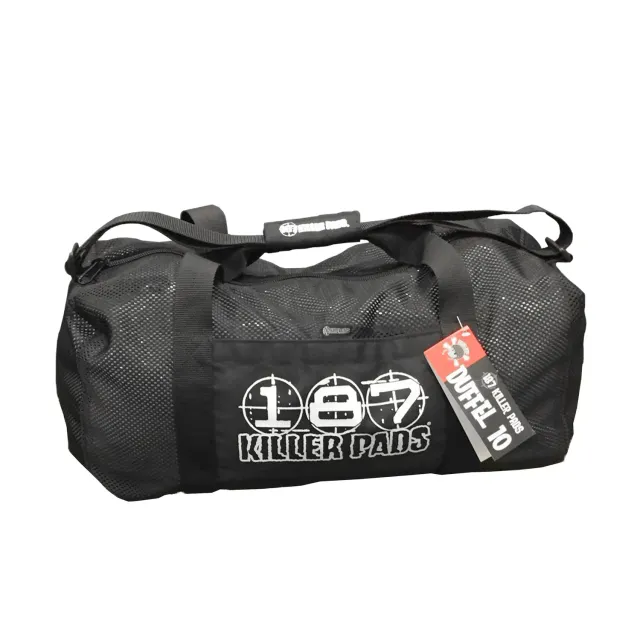 187 Killer Pads Mesh Duffel Bag σάκος Black αεριζόμενος