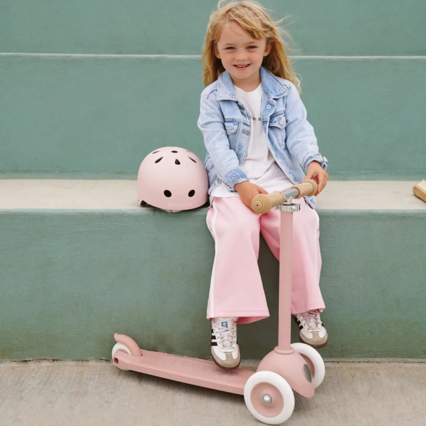 Banwood Eco Τρίτροχο Πατίνι Dusty Rose