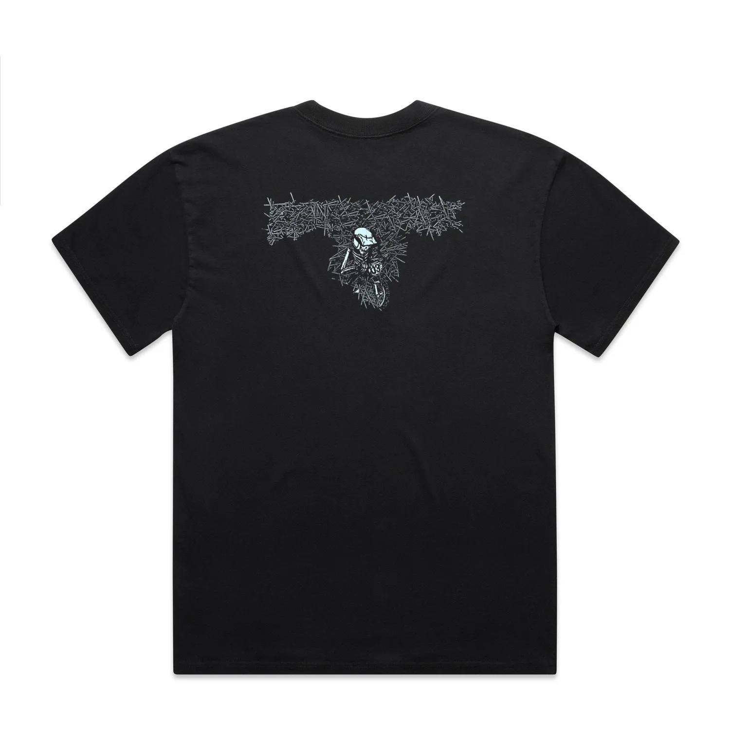Cult Crew Nails Stamp Logo Tee μπλούζα μαύρη