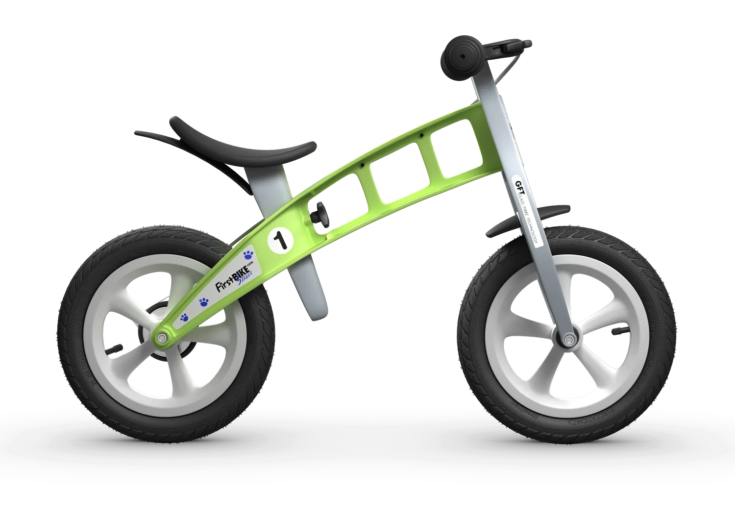 FirstBike Street ισορροποδήλατο πράσινο με φρένο