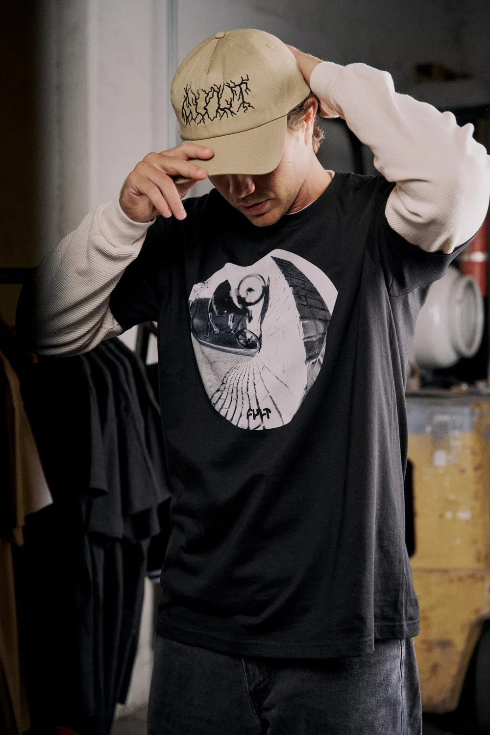 Cult Crew Metal Cap καπέλο jockey μπεζ