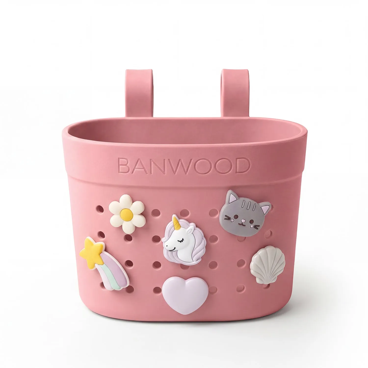 Banwood Pin & Ride καλάθι ποδηλάτου σμέουρο