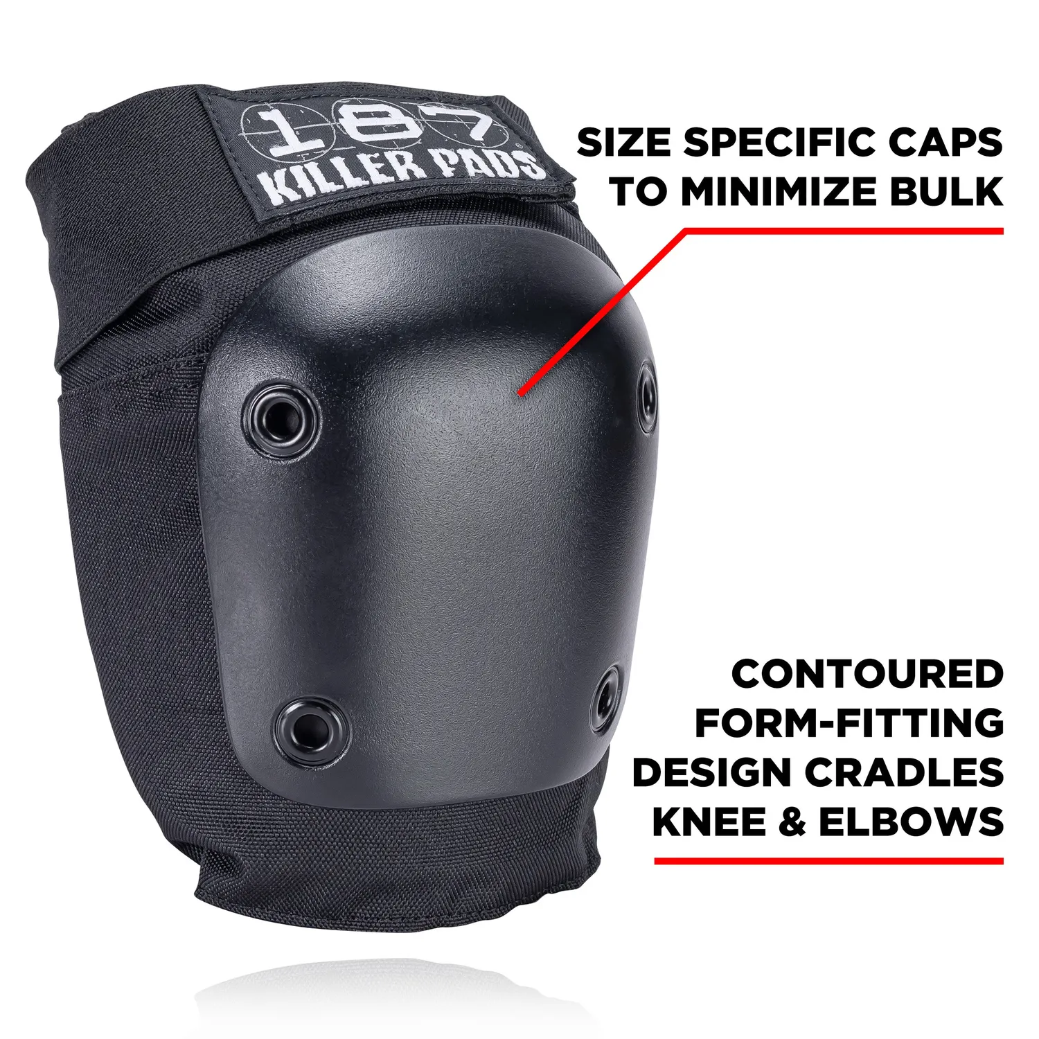 187 Killer Pads Combo σετ μαύρο γόνατο-αγκώνας