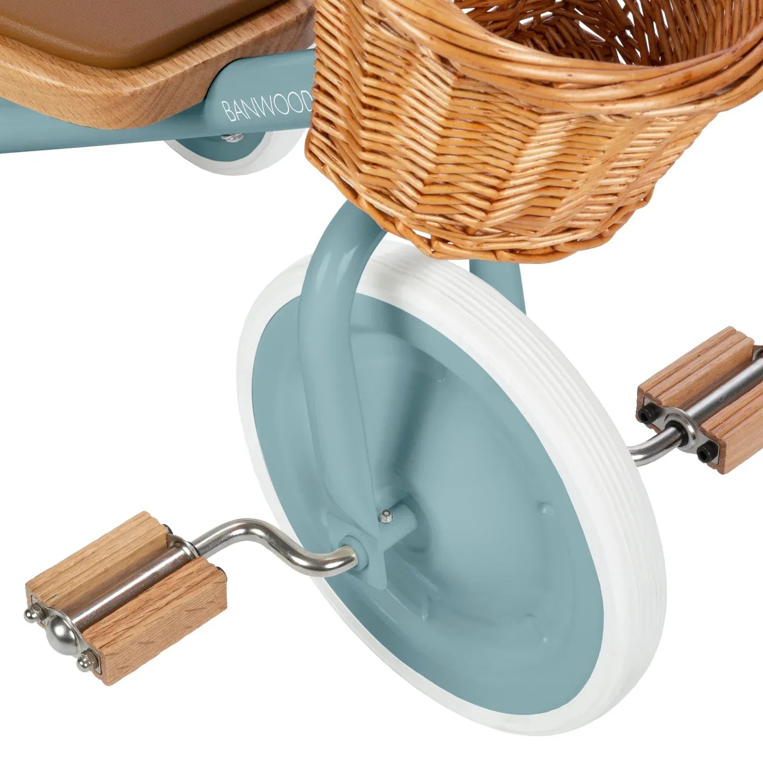 Banwood Vintage Trike τρίκυκλο πετρόλ με καλάθι