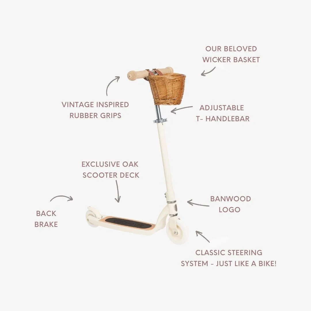 Banwood Maxi Scooter πατίνι 3 τροχών Cream