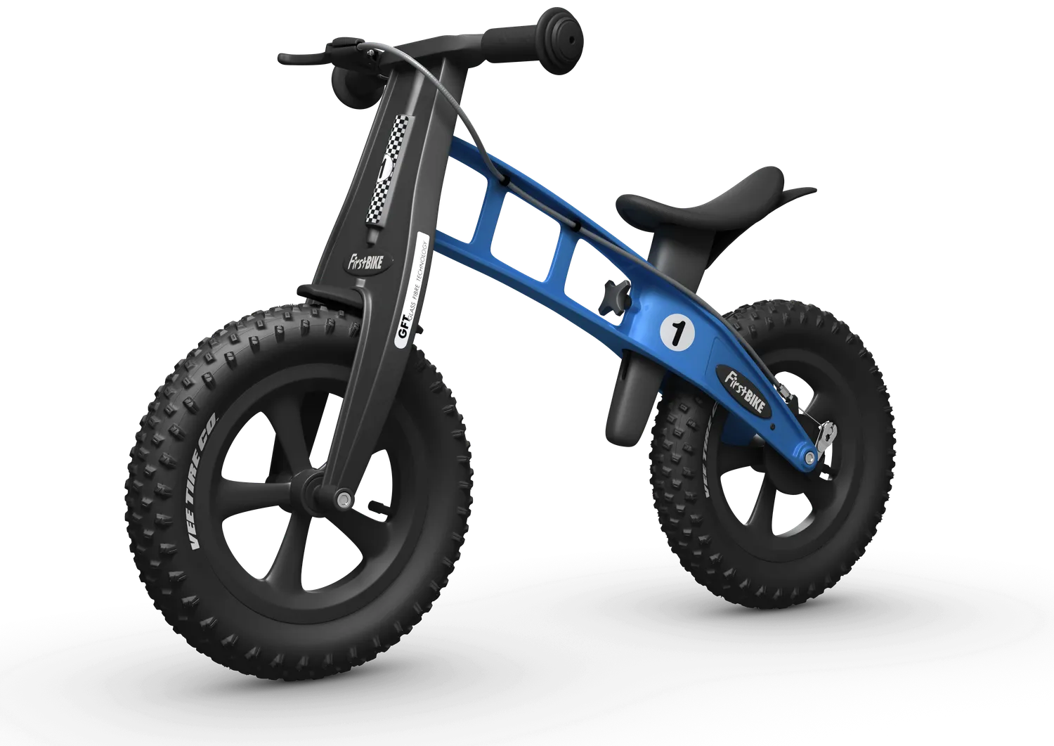 FirstBike Fat ποδήλατο ισορροπίας ροζ με φρένο