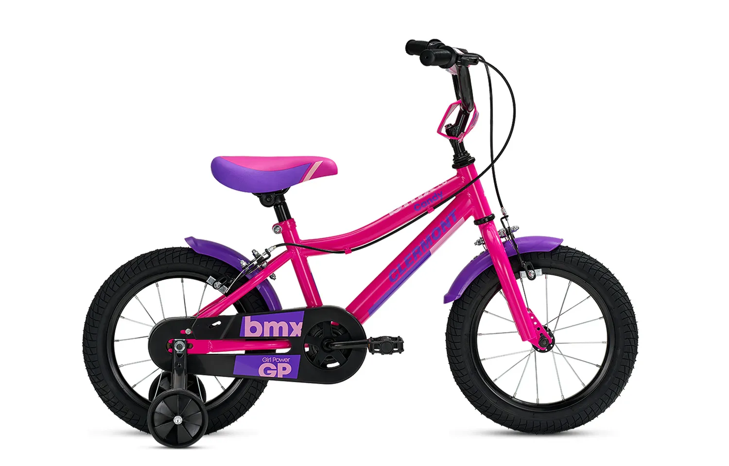 Clermont Bikes Candy 16 παιδικό ποδήλατο BMX 16 ιντσών μωβ