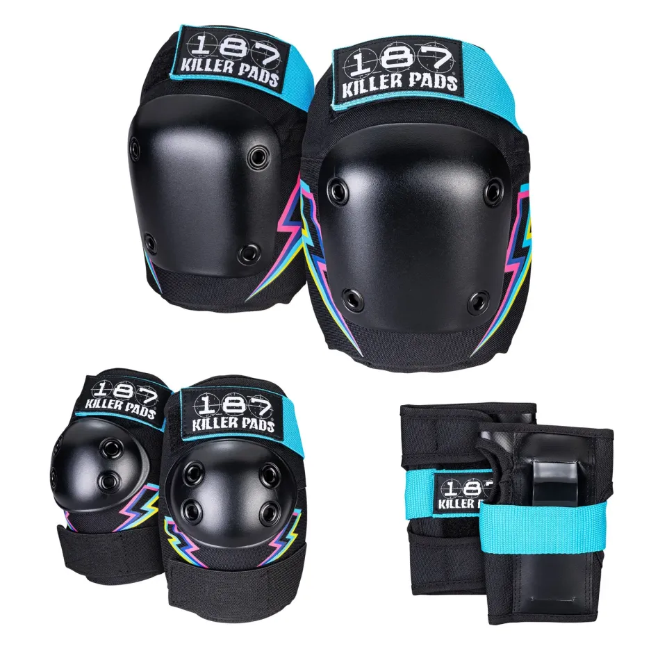 187 Killer Pads Kids Six Pack προστατευτικά Electric Bolt JR