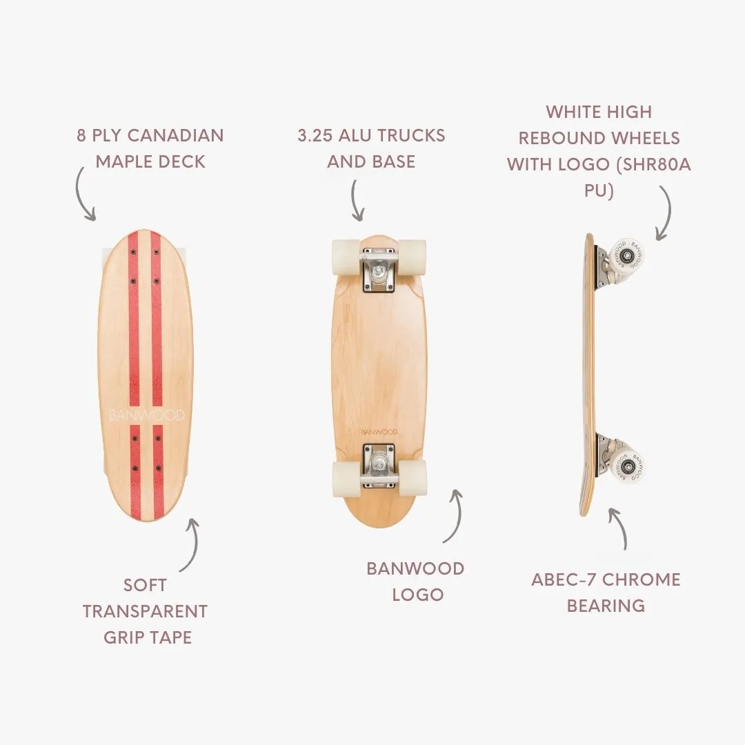 Banwood Skateboard σκέιτμπορντ κόκκινο