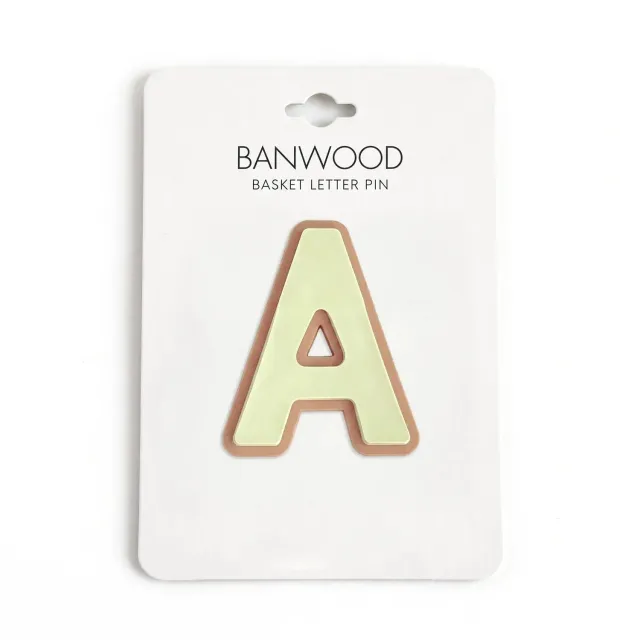 Banwood Pins καλαθιού Alphabet γράμματα