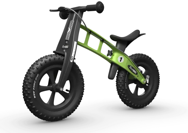 FirstBike Fat ποδήλατο ισορροπίας ροζ με φρένο