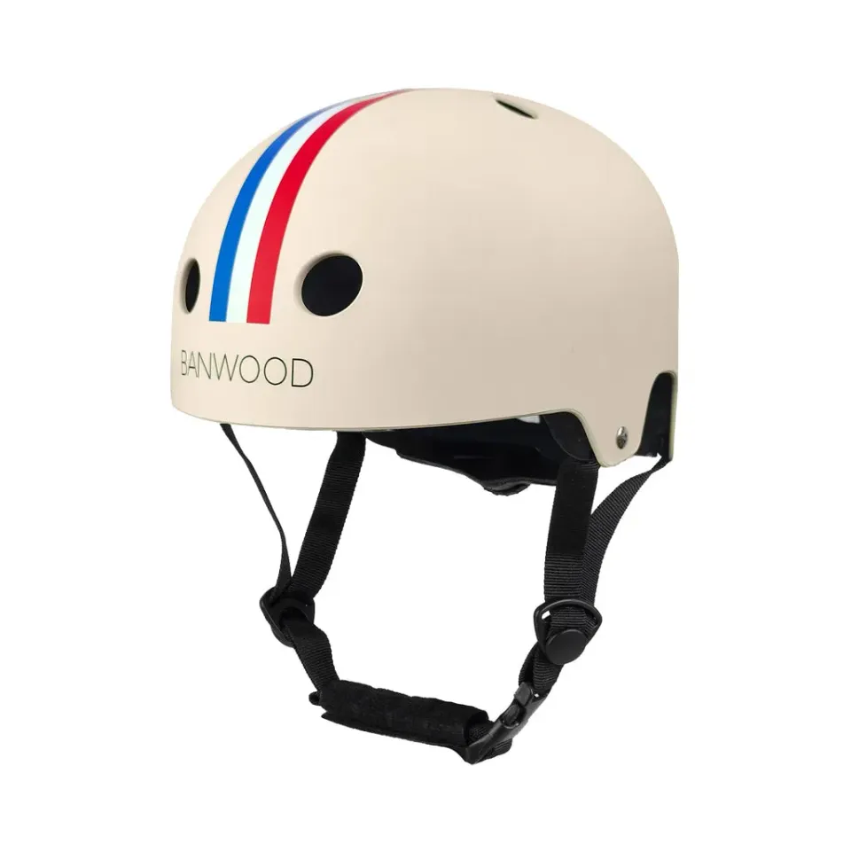 Banwood Classic παιδικό κράνος ριγέ 50-54 cm